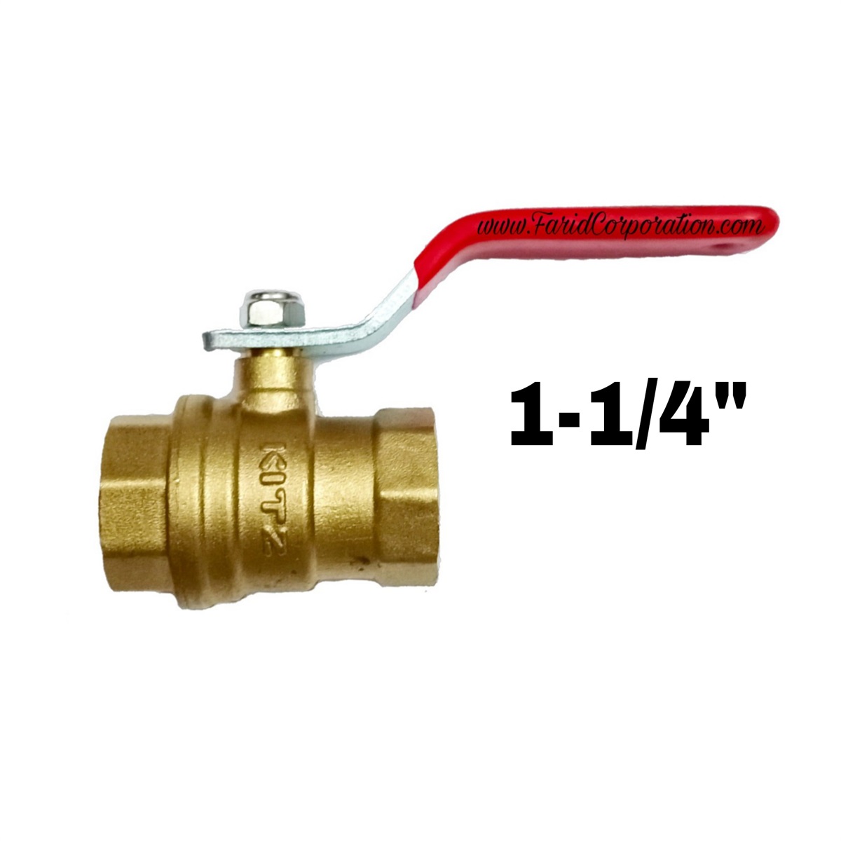 Brass 1-1/4" kitz ball valve china | China kitz handle valve 1-1/4" 