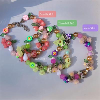 Chunky Flower Bracelets 