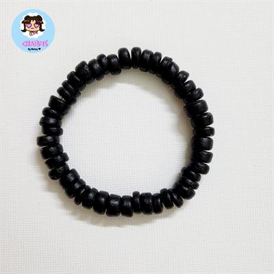 "Coal" Black Bracelet Unisex 