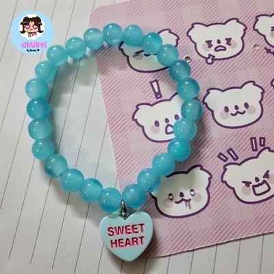 Bubbly Bracelet - Blue Sweetheart 