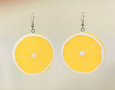 Lemon Slice Earrings 