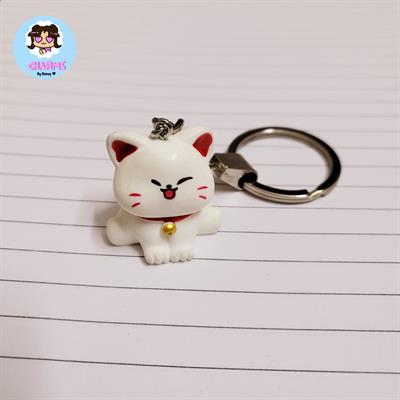 Maneki Neko The Lucky Cat Keychain 