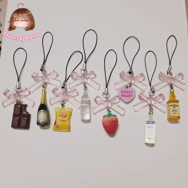 Bow Phone Charms 