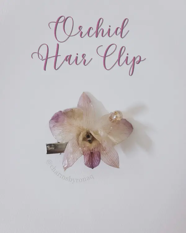 Orchid Hair Clip 