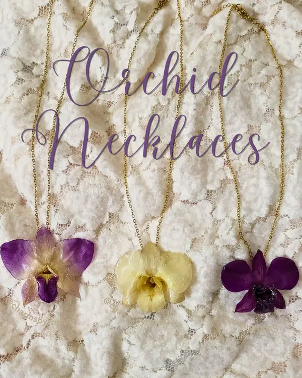 Orchid Necklaces 