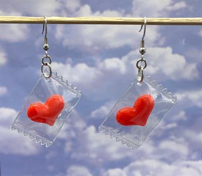 Heart Baggie Earrings 