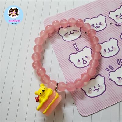 Bubbly Bracelet - Pink Bear