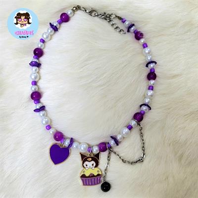 Sanrio Kuromi Beaded Necklace 