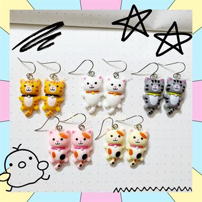 Cat Kitty Earrings 