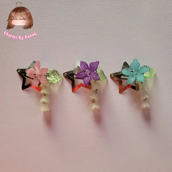 Petunia Hair Clips