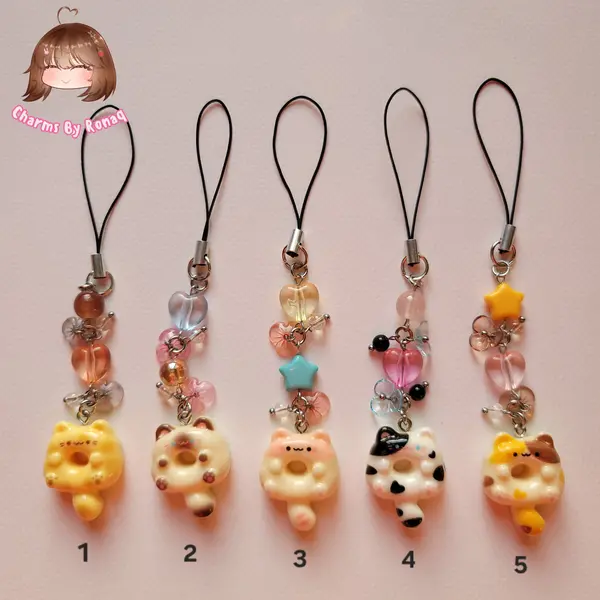 Sourdough Cats Phone Charms 