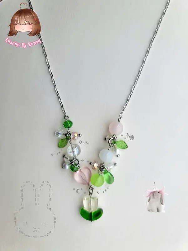 Dainty Tulip Necklace 
