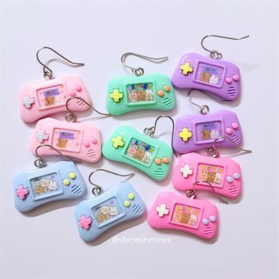 Pastel Color Gaming Console Earrings 