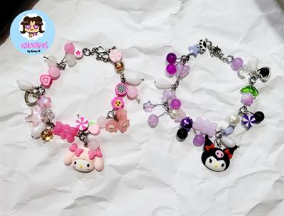 Sanrio My Melody and Kuromi Bracelets 