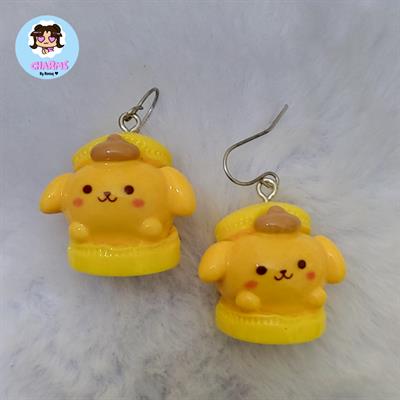 Sanrio Pompompurin Macaron Earrings 