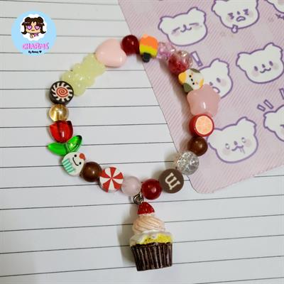 Chocolate Cupcake Bracelet 