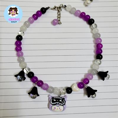 Sleepy Sanrio Kuromi Necklace 