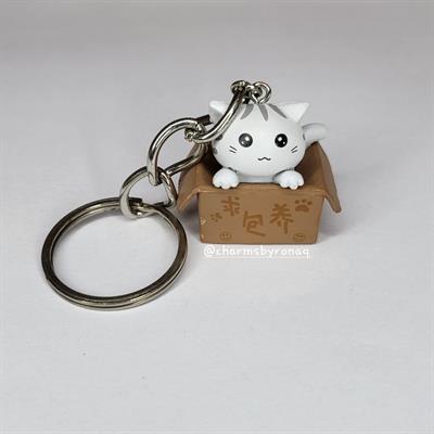 Chubby Cat Keychain 