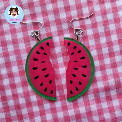 Bitten Watermelon Earrings 