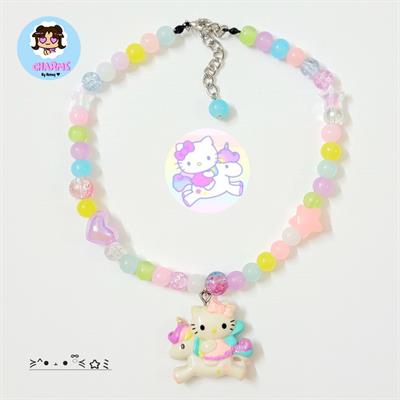 Pastel Hello Kitty Necklace 