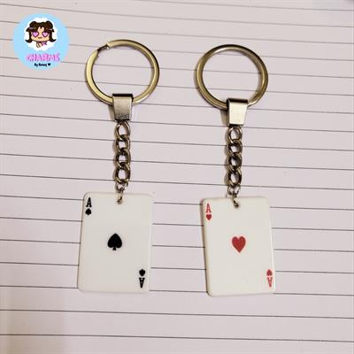 Ace Cards Keychains 