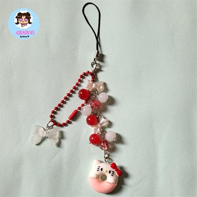 Hello Kitty 2 in 1 Phone Charm and Keychain 