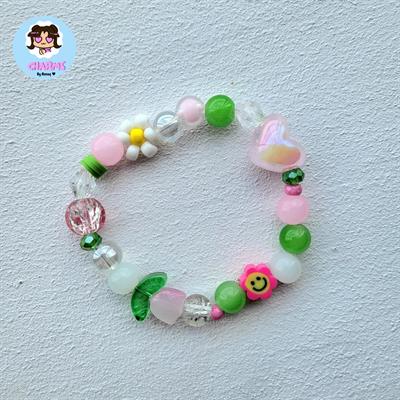 [SOLD OUT] Cherry Blossom Matcha Bracelet 