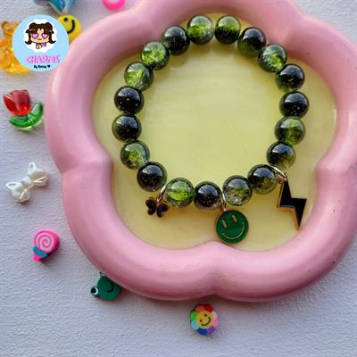 Crystalline Bubbly Bracelet - Gren Smiley , Thunder , Butterfly 