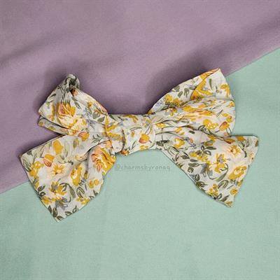 "Cottagecore" French Barrette Style Hair Bow Clip