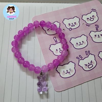 Bubbly Bracelet - Purple Gummy Bear 