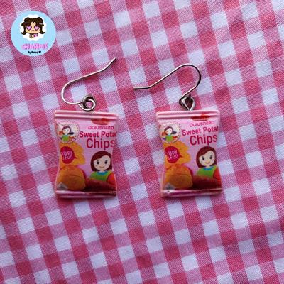 Sweet Potato Chips Earrings 