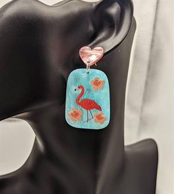 Flamingo Earrings 