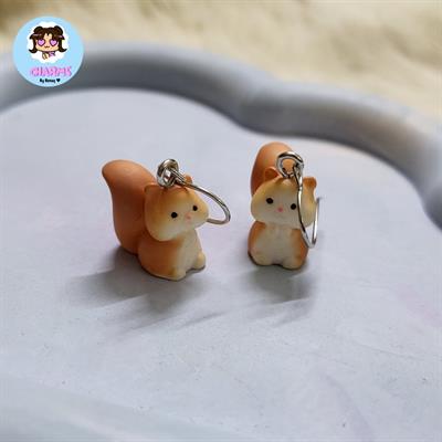 Baby Squirrel Chipmunk Earrings 