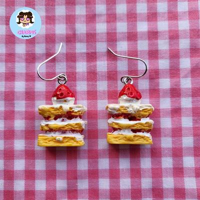 Strawberry Pastry Earrings 