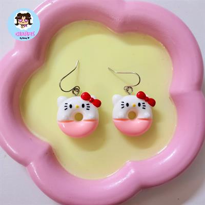 Sanrio Kitty-O-nut Earrings 