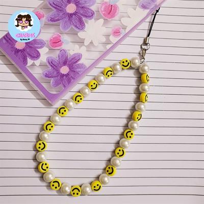 Smiley Phone Charm 