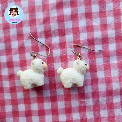 Baby Sheep Lamb Earrings 