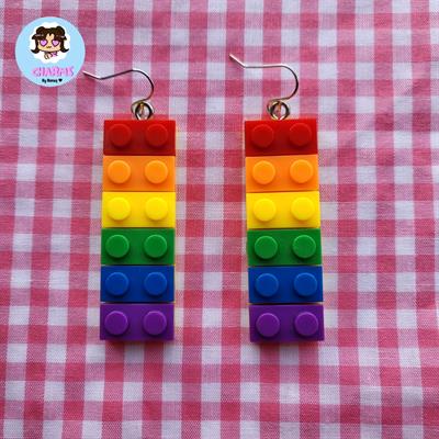 Lego Earrings 