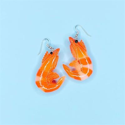 [SOLD OUT] 3D Realistic Shrimp Earrings 