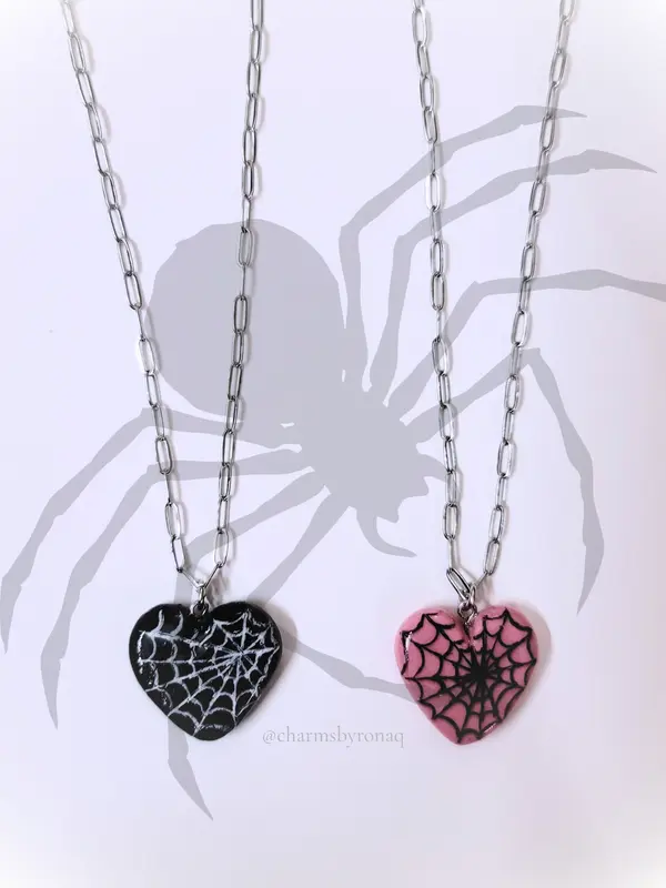 Spider Web Necklaces 
