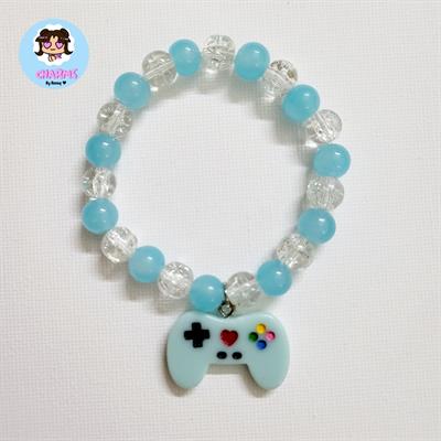 Bubbly Bracelet - Blue Gaming Console