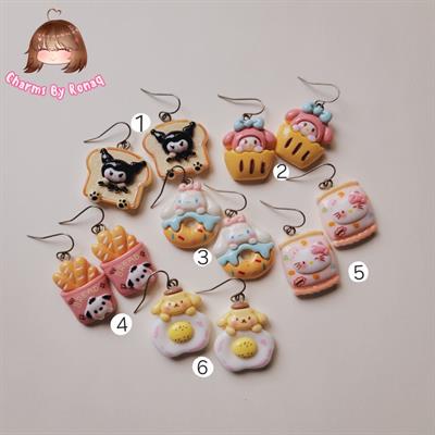 Sanrio Food Earrings 