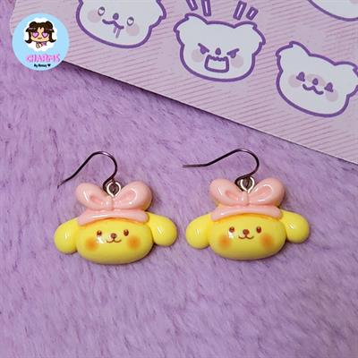 Sleepy Sanrio Pompompurin Earrings 