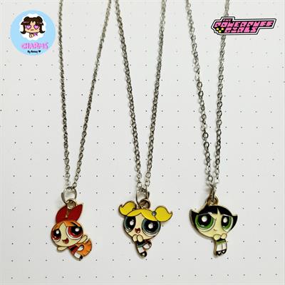 PPG Powerpuff Girls Matching Necklaces 