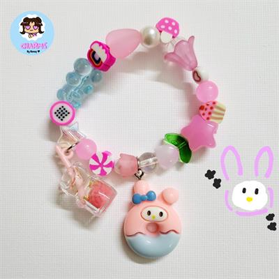 Sanrio Pink My Melody Chunky Bracelet 