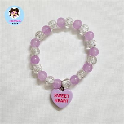 Bubbly Bracelet - Purple Sweetheart