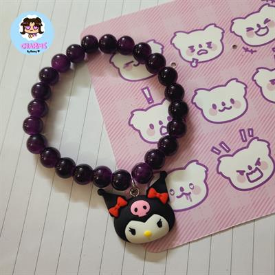 Bubbly Bracelet - Purple Kuromi