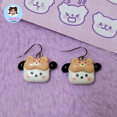 Sleepy Sanrio Pochacco Earrings 