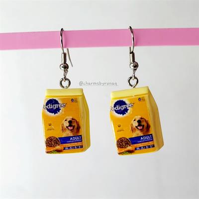 Pedigree Dog Food Earrings 