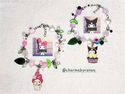 Sanrio My Melody and Kuromi Bracelets 